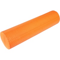 Ролик массажный для йоги (оранжевый) 60х15см.  B31602-4
